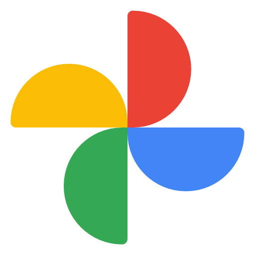 Logotyp för Google Photos