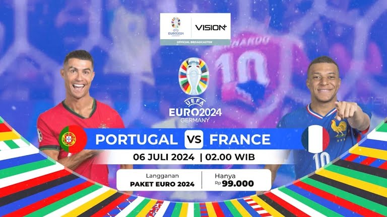 Link Live Streaming Portugal vs Prancis - Vision+
